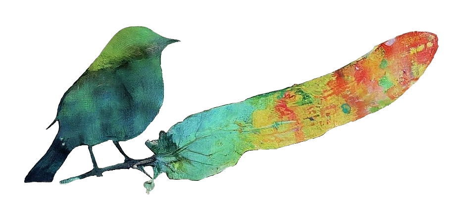 Icon style image of a bird.